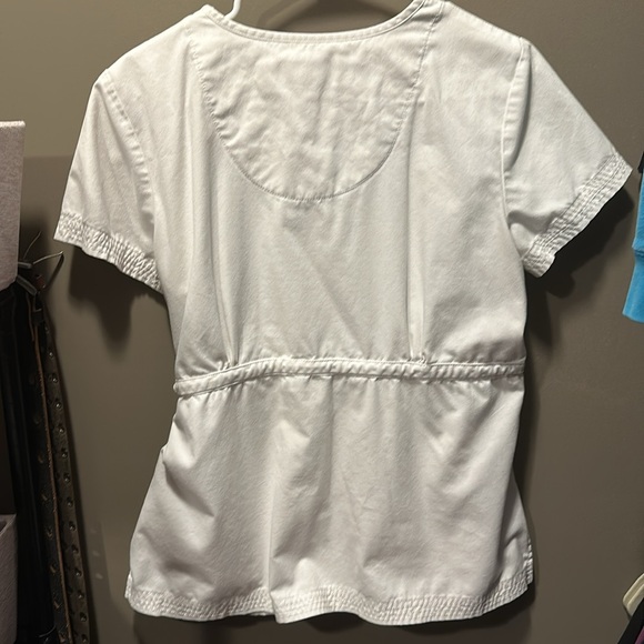 Koi Faux Wrap Scrub Top medium - Picture 5 of 6